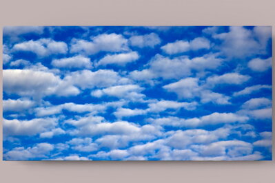 Fotografie na akrylátovém skle - Obloha s mraky 70 x 35 cm